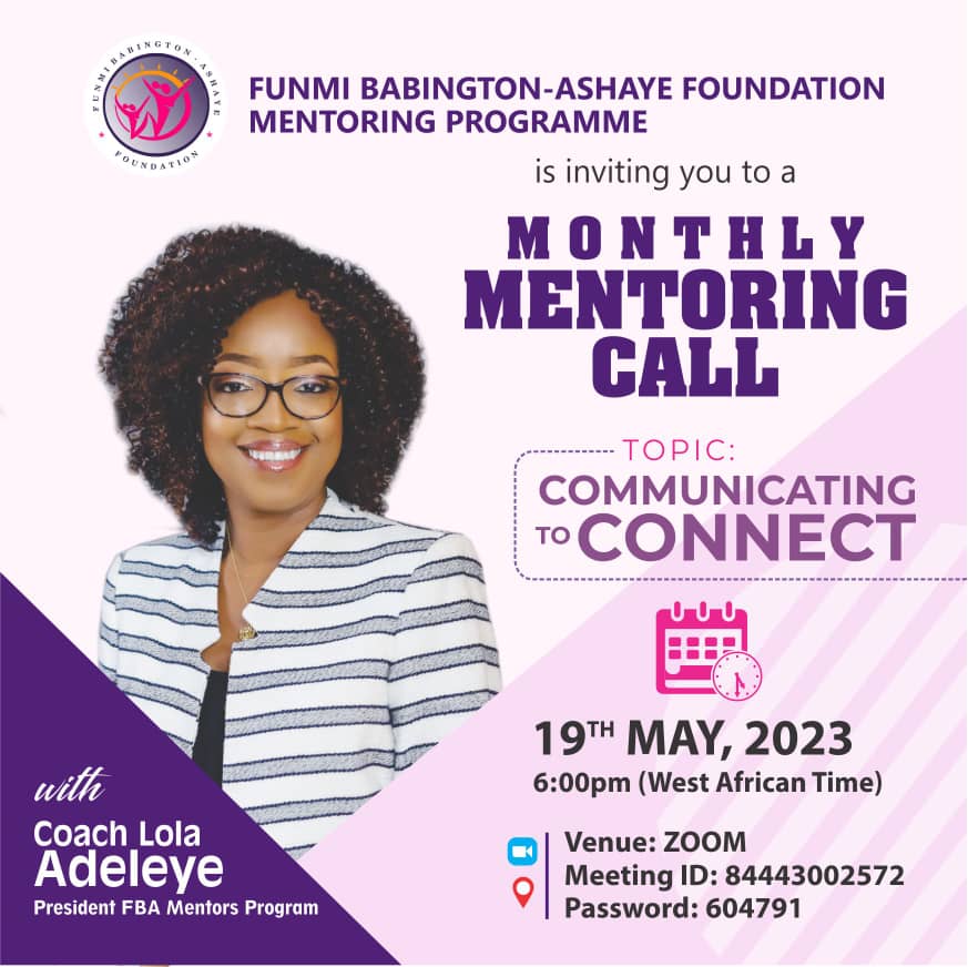 FBA Foundation monthly mentoring call